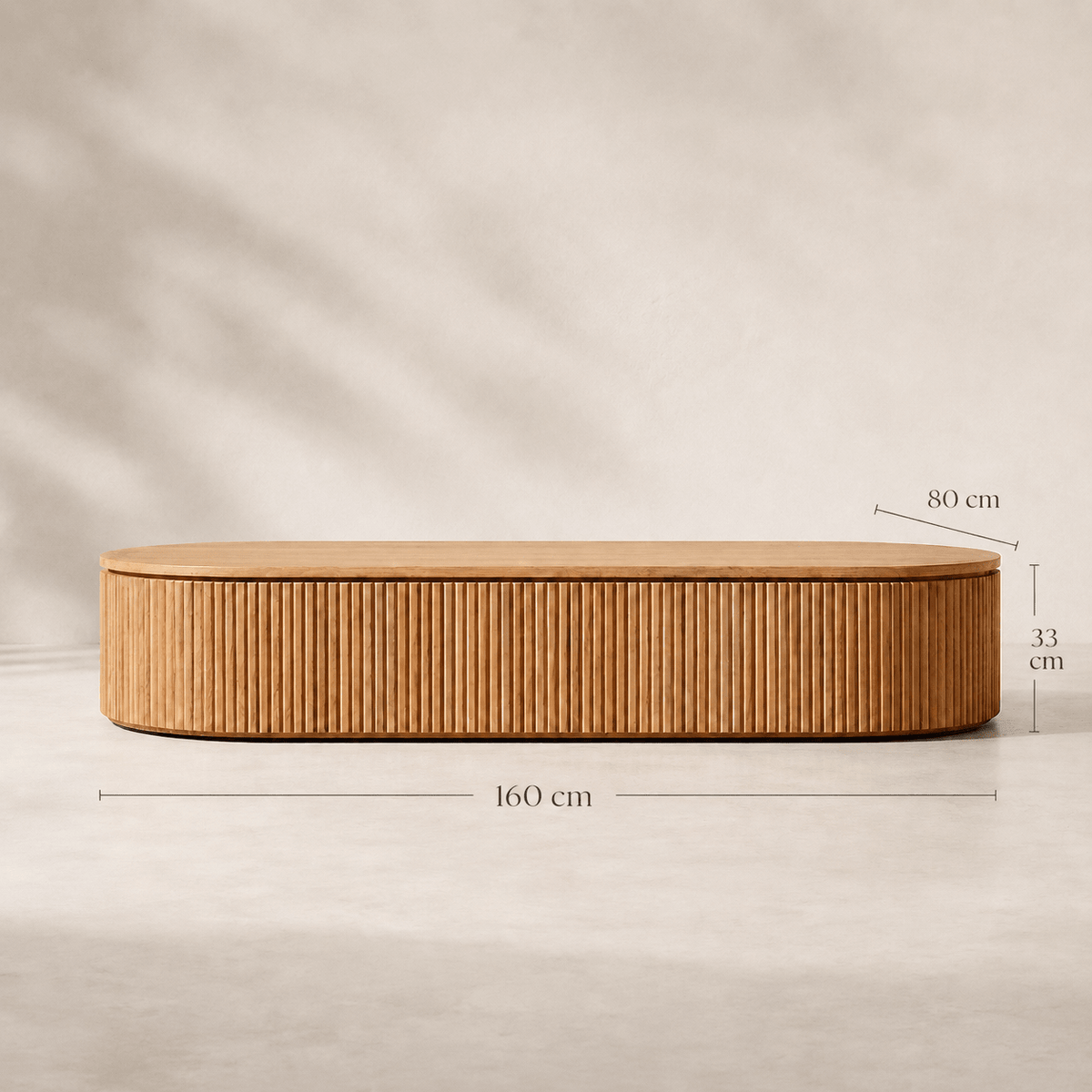 160cm Coffee Table - SOLEA LIVING