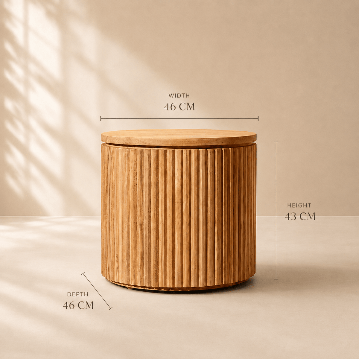 46cm Coffee Table - SOLEA LIVING