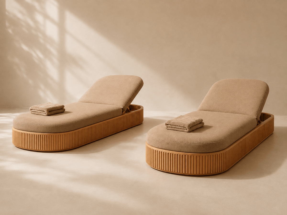 The Solea Twin Sun Lounger - SOLEA LIVING